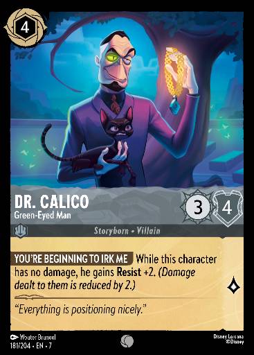 Dr. Calico - Green-Eyed Man 181