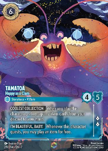 Tamatoa - Happy as a Clam 219