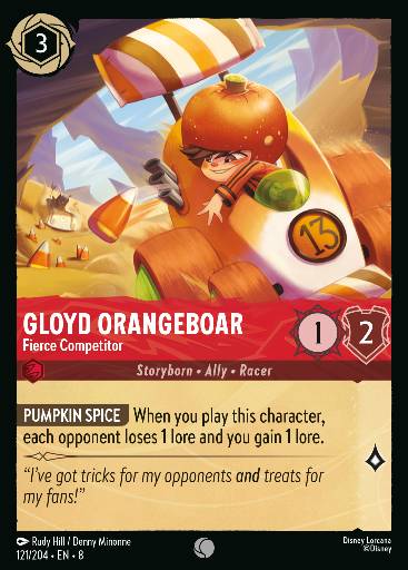Gloyd Orangeboar - Fierce Competitor 121