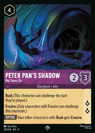 Peter Pan's Shadow - Not Sewn On 42