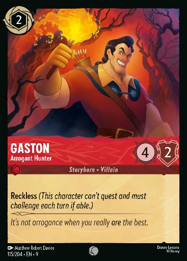 Gaston - Arrogant Hunter 115