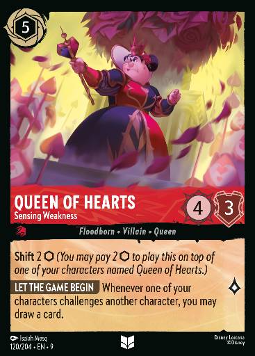 Queen of Hearts - Sensing Weakness 120