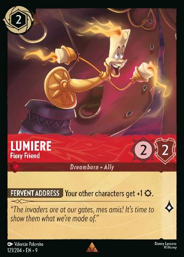 Lumiere - Fiery Friend 121