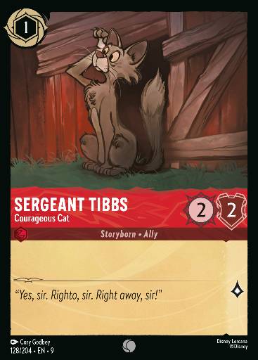 Sergeant Tibbs - Courageous Cat 128