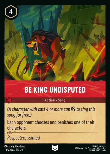 Be King Undisputed 133