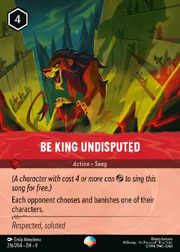 Be King Undisputed 216