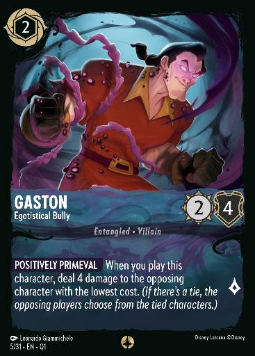 Gaston - Egotistical Bully 5/31