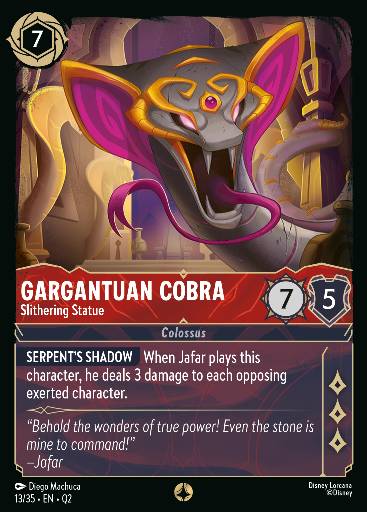 Gargantuan Cobra - Slithering Statue 13/35