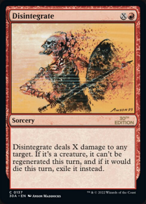 Disintegrate 137
