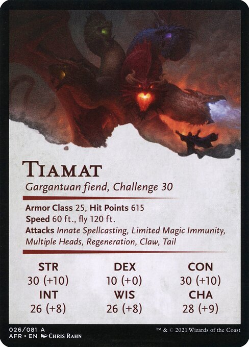 Tiamat // Tiamat 26, back face