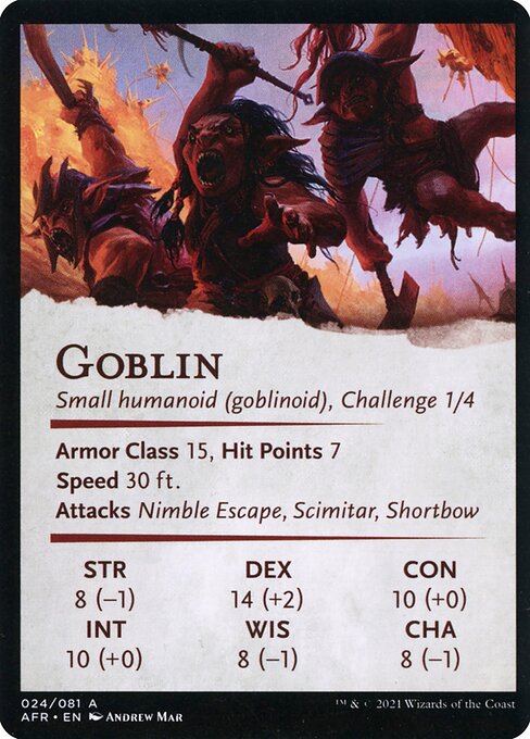 Swarming Goblins // Goblin 24, back face