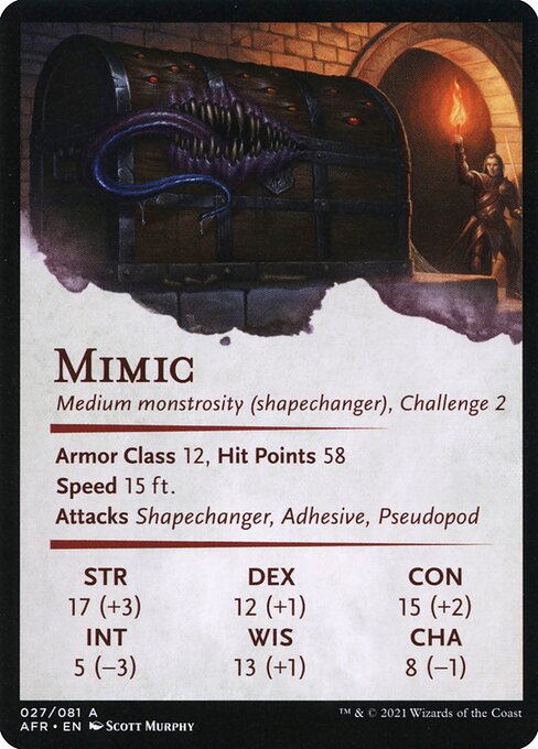 Mimic // Mimic 27, back face