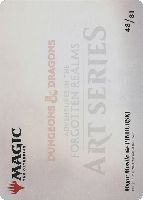Magic Missile // Magic Missile 48, back face