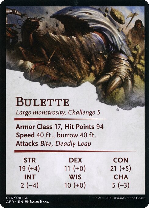 Bulette // Bulette 16, back face