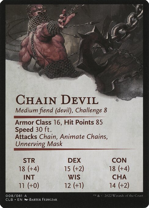 Chain Devil // Chain Devil 8, back face