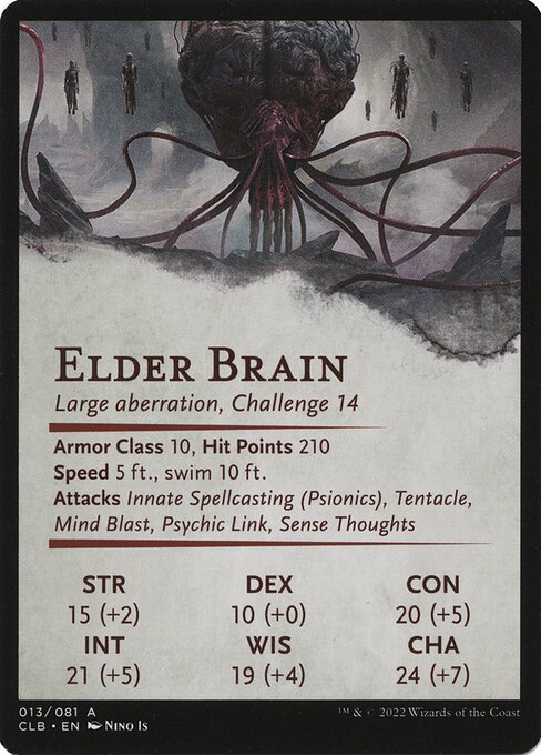 Elder Brain // Elder Brain 13, back face