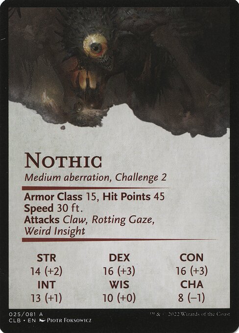 Nothic // Nothic 25, back face