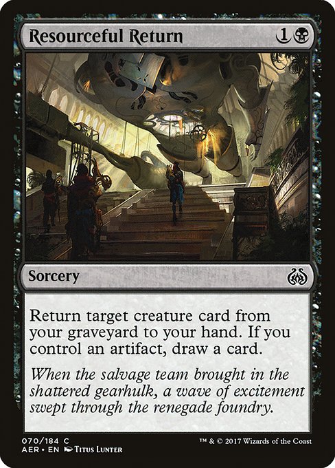 Resourceful Return 70