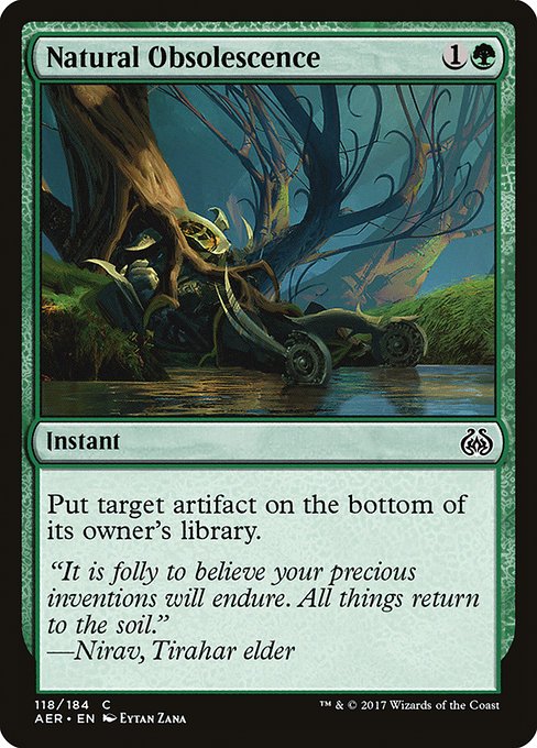 Natural Obsolescence 118