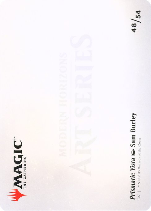 Prismatic Vista // Prismatic Vista 48, back face
