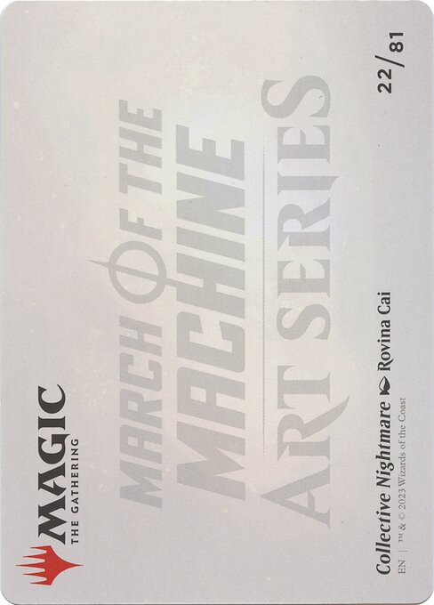 Collective Nightmare // Collective Nightmare 22, back face