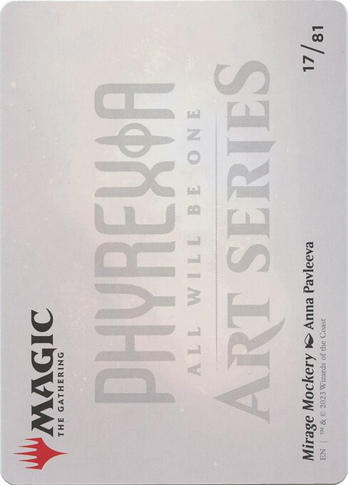 Mirage Mockery // Mirage Mockery 17, back face