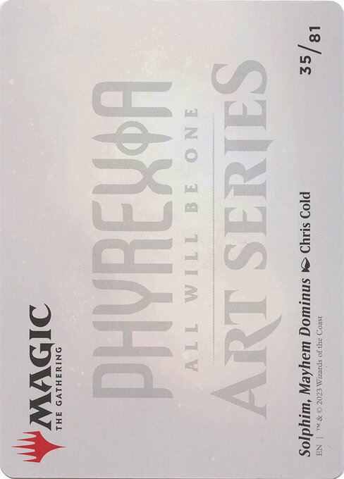 Solphim, Mayhem Dominus // Solphim, Mayhem Dominus 35, back face