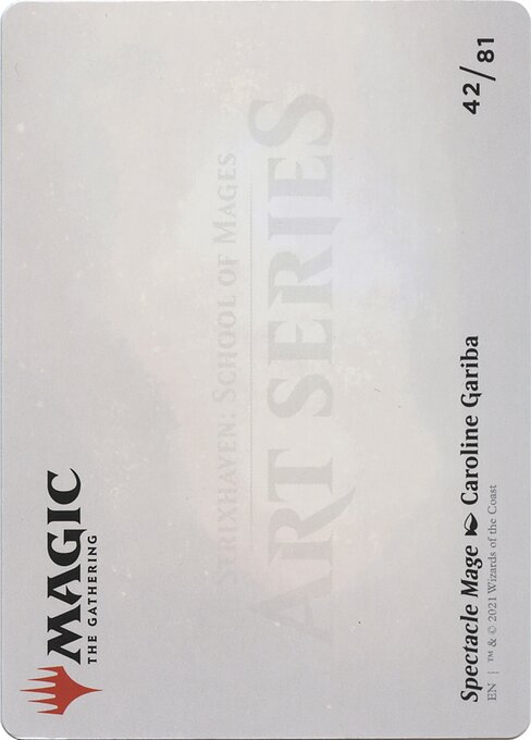 Spectacle Mage // Spectacle Mage 42, back face