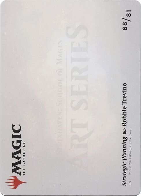 Strategic Planning // Strategic Planning 68, back face
