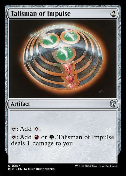Talisman of Impulse 287