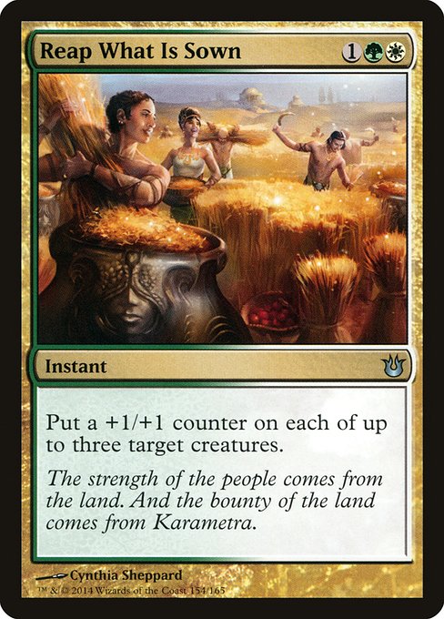 Reap What Is Sown 154
