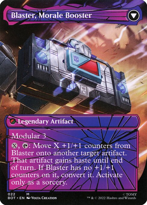 Blaster, Combat DJ // Blaster, Morale Booster 22, back face