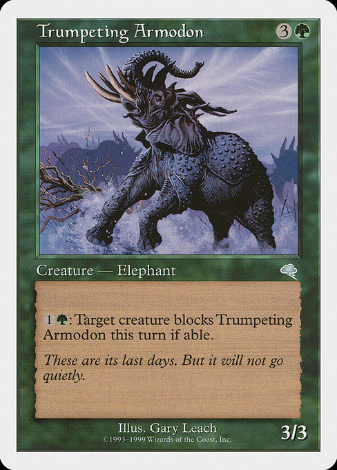 Trumpeting Armodon 90