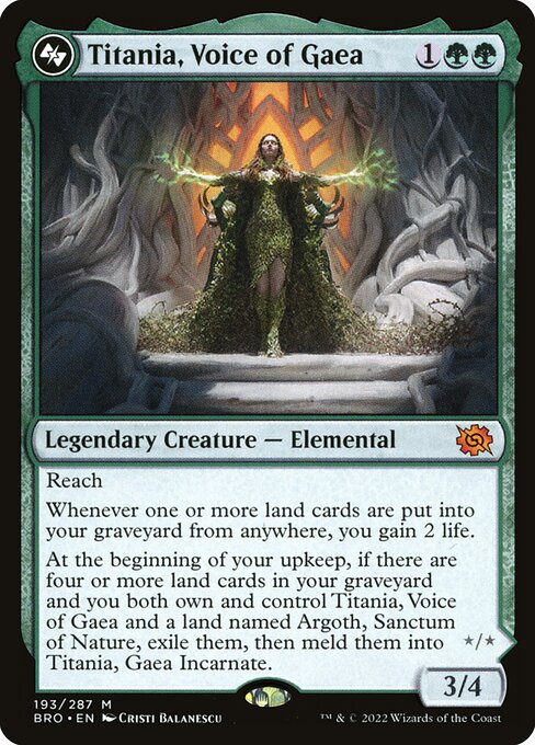 Titania, Voice of Gaea // Titania, Gaea Incarnate 193