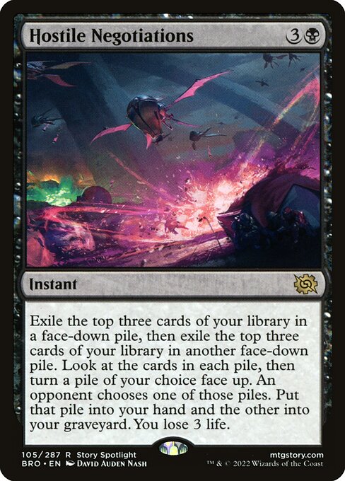 Hostile Negotiations 105