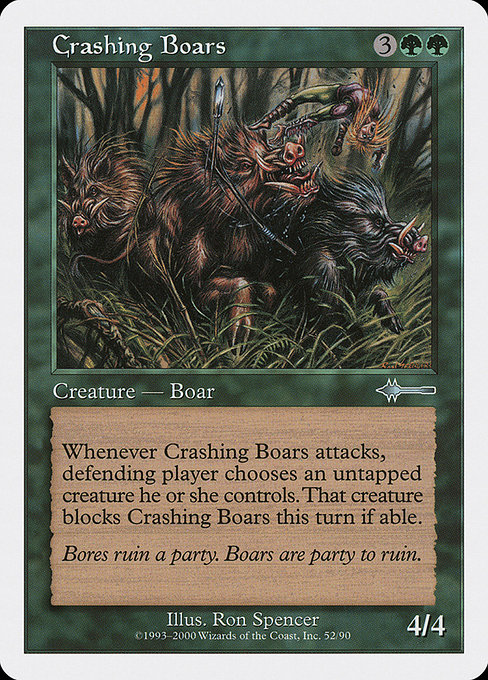 Crashing Boars 52