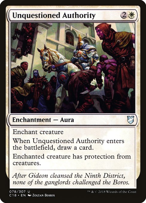 Unquestioned Authority 78