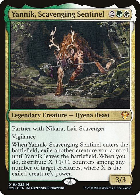 Yannik, Scavenging Sentinel 19