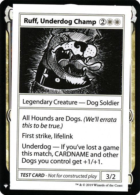 Ruff, Underdog Champ 10
