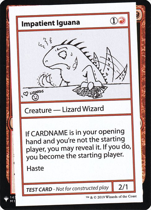 Impatient Iguana 55