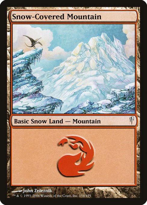Snow-Covered Mountain 154