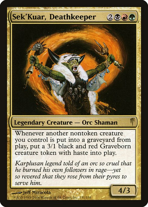 Sek'Kuar, Deathkeeper 131