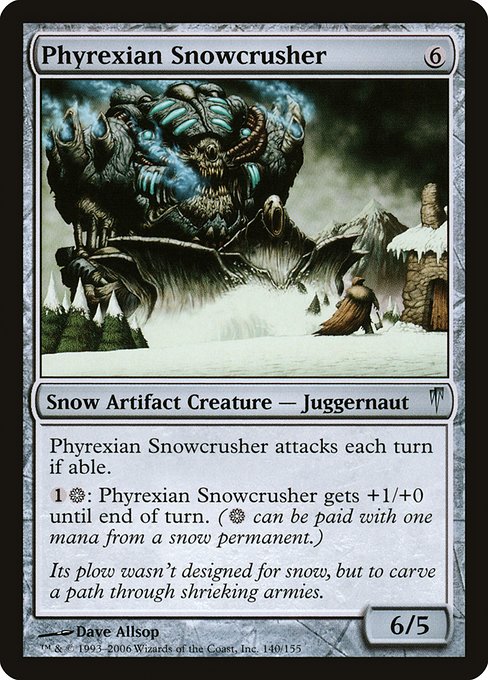 Phyrexian Snowcrusher 140