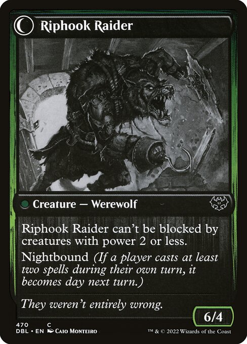 Hookhand Mariner // Riphook Raider 470, back face