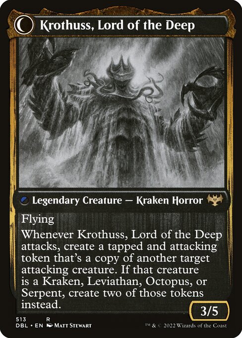 Runo Stromkirk // Krothuss, Lord of the Deep 513, back face