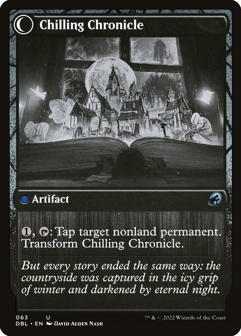 Mysterious Tome // Chilling Chronicle 63, back face