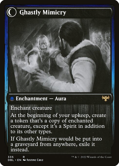 Mirrorhall Mimic // Ghastly Mimicry 335, back face