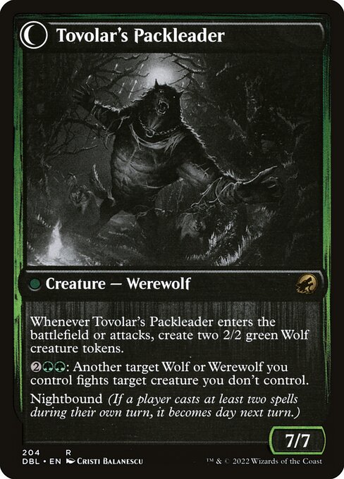 Tovolar's Huntmaster // Tovolar's Packleader 204, back face