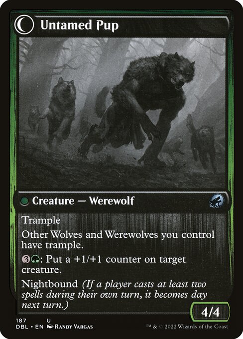 Hound Tamer // Untamed Pup 187, back face