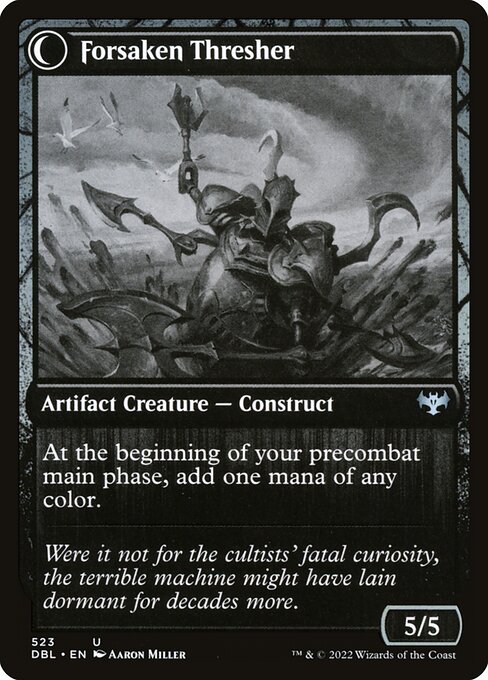 Foreboding Statue // Forsaken Thresher 523, back face